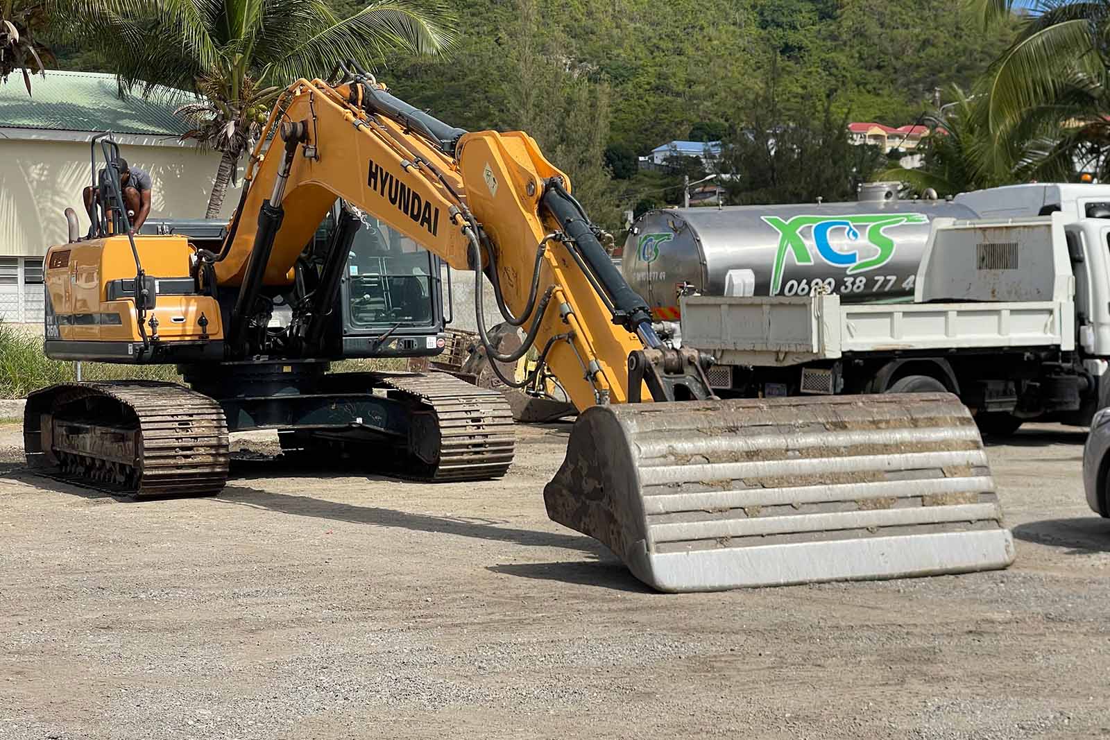 Équipe XTREME CLEANING SERVICES en intervention à Saint-Martin