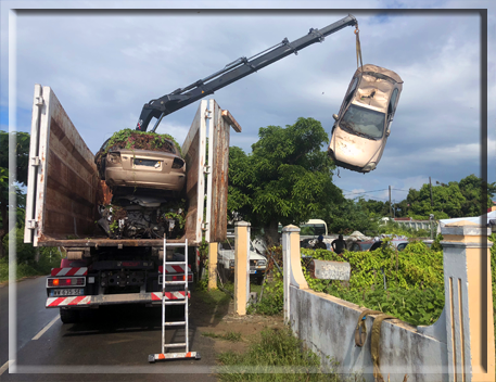 location de camion plateau sur saint-martin.