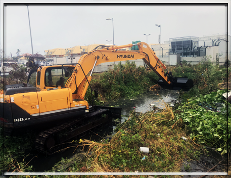 engins de chantier marigot hope estate cul de sac concordia baie netl